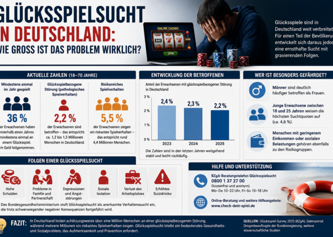 Glücksspielsucht in Deutschland: Wie groß ist das Problem wirklich?